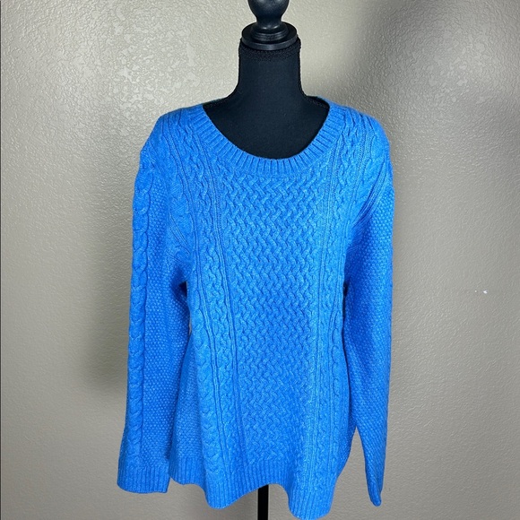 croft & barrow Sweaters - Croft & Barrow XL Soft Periwinkle Blue Knit Sweater | Cozy Classic NWT Super